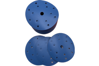 Light Blue abrasive disc Ø150 mm - 15 holes (100 Pcs.)