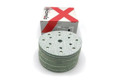 DyamoondX™ abrasive disc 6 in - 15 holes - P40 (50 pcs.)