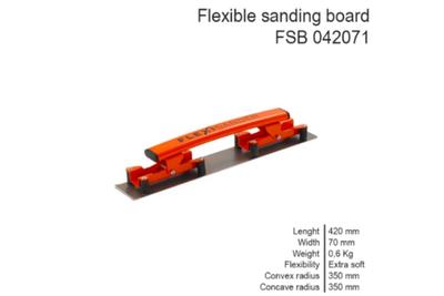 Lima manuale flessibile 70x420 mm - Velcro®