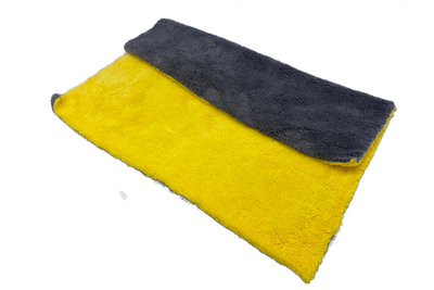 Microfibre Cloth Double Grey/Yellow 400 x 400 mm
