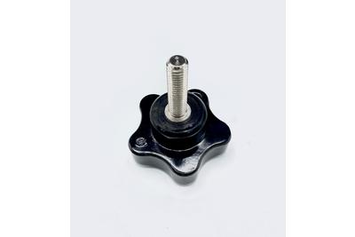 Knob with screw for clamp