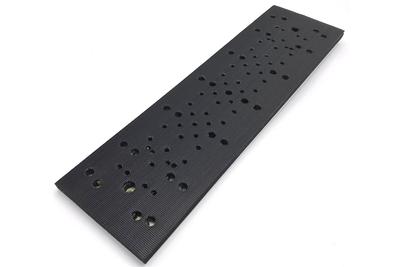 Backing pad 4.50 x 15.75 in - Multi Hole - Velcro®